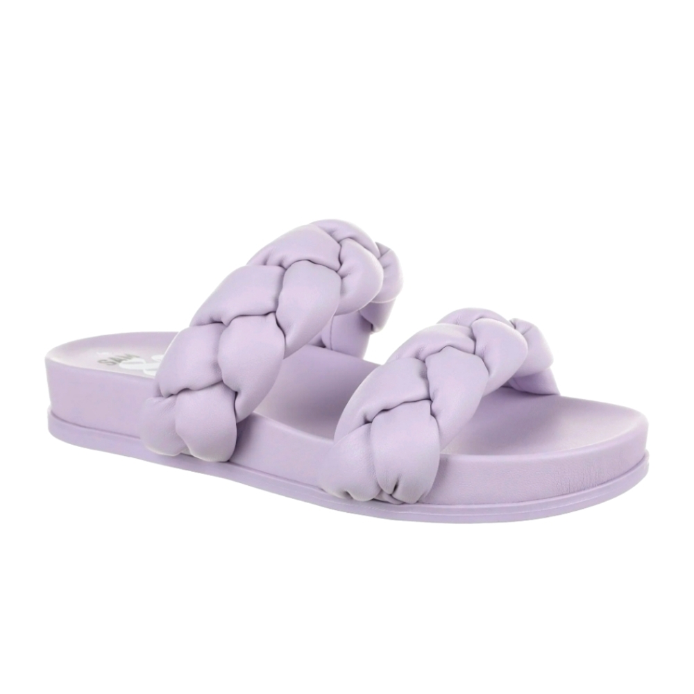 Sam and Libby Lilac Braided Sandals
